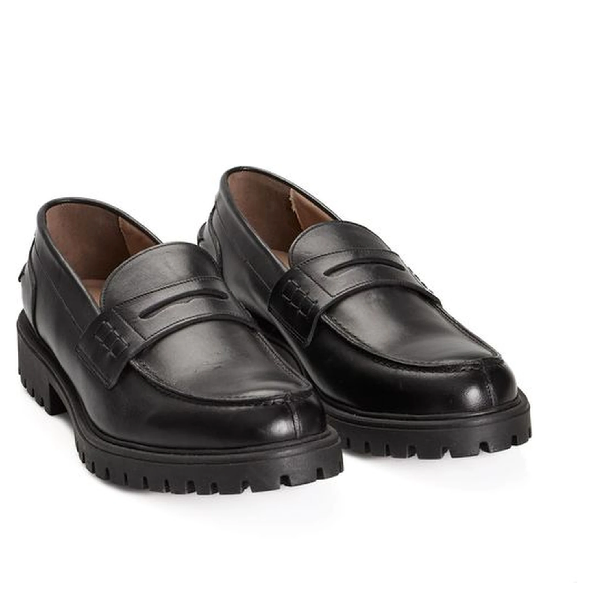 Black Calfskin Men Loafer