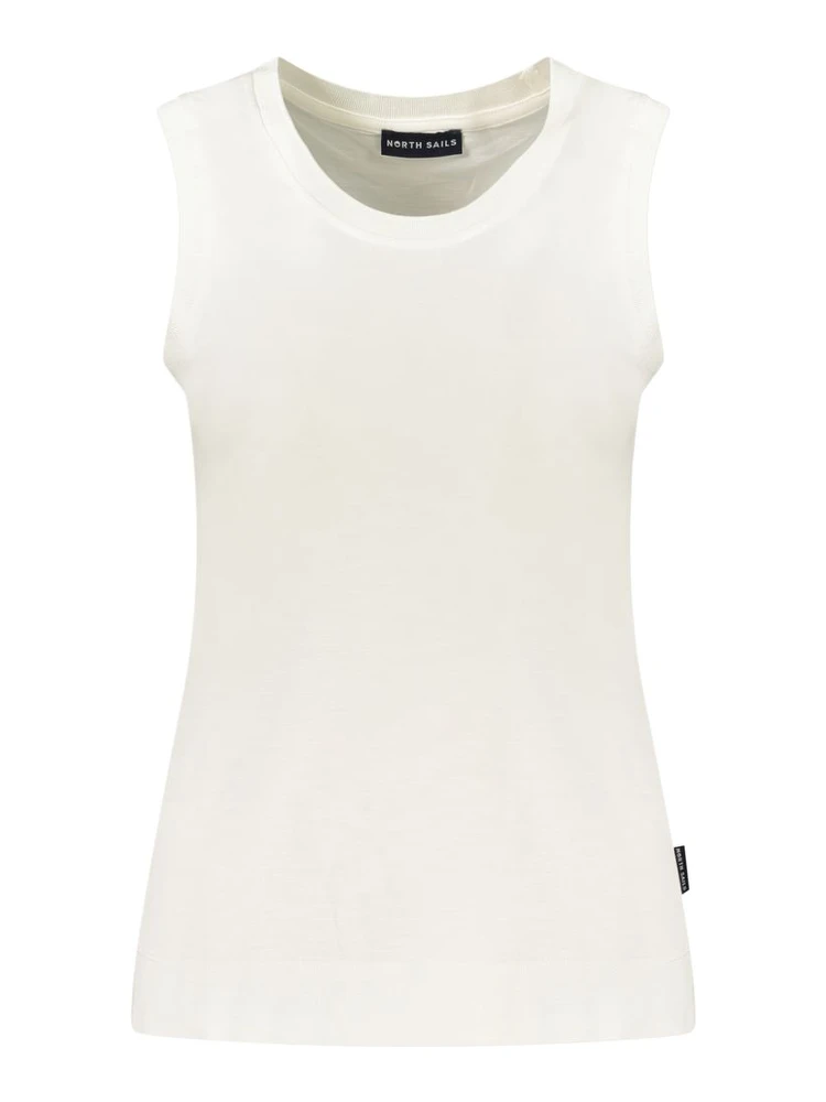 White Polyester Tank Tops