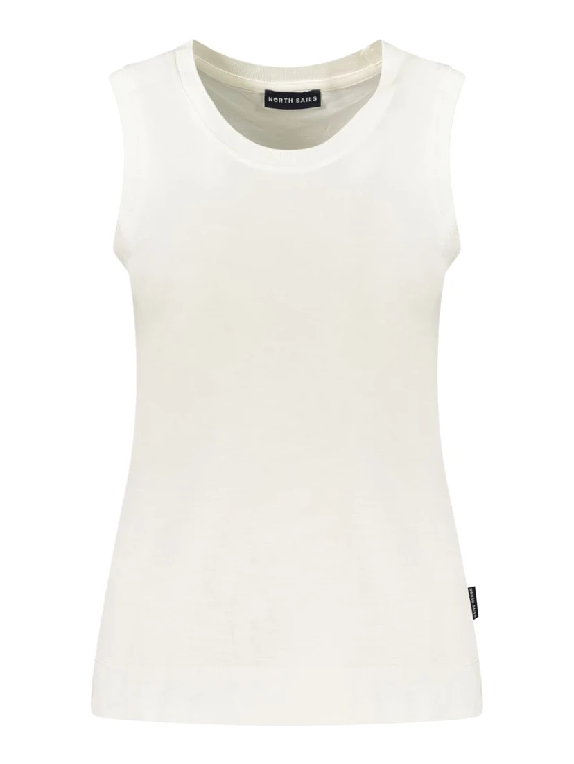 White Polyester Tank Tops