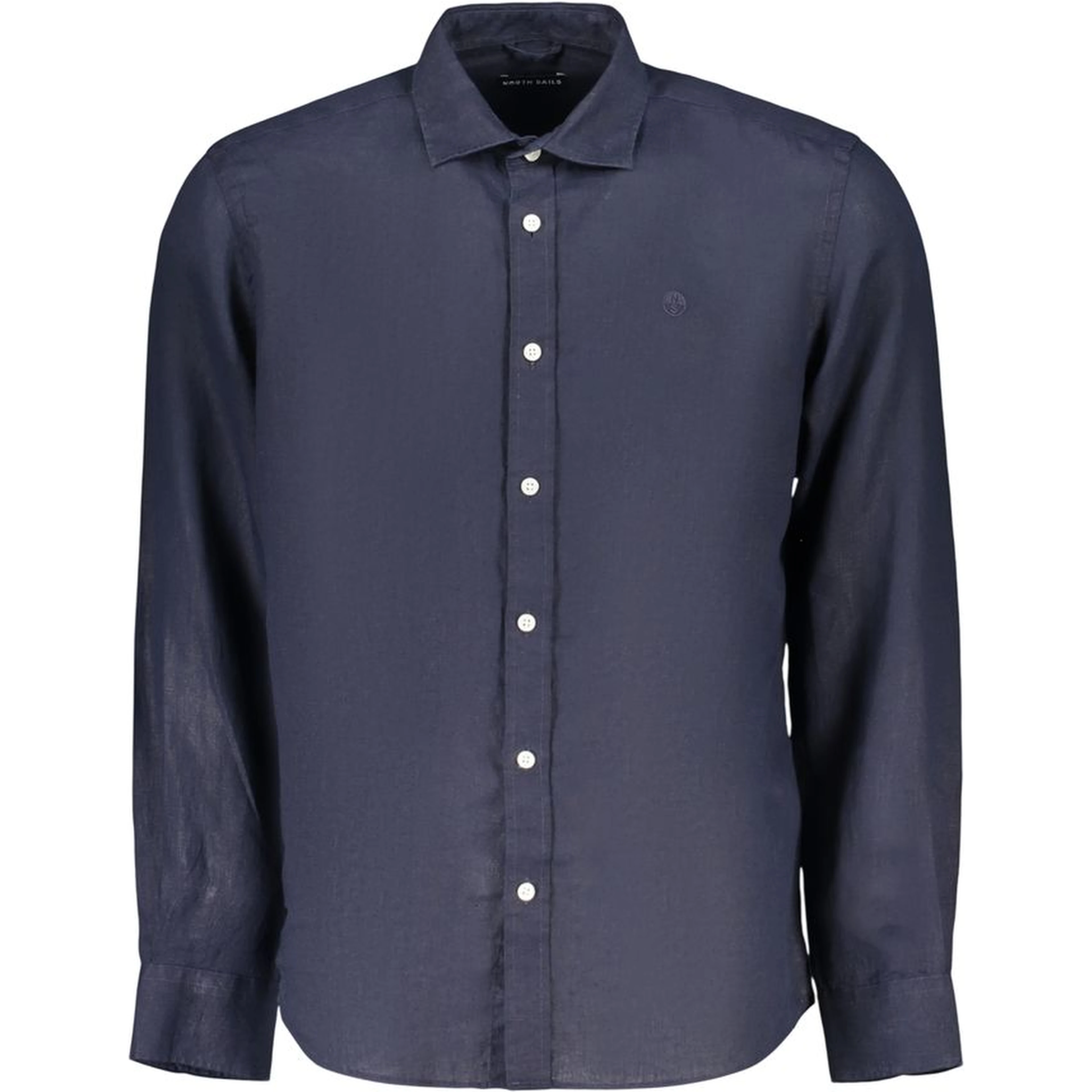 Blue Linen Dress Shirt