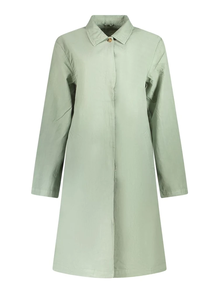 Green Cotton Coat