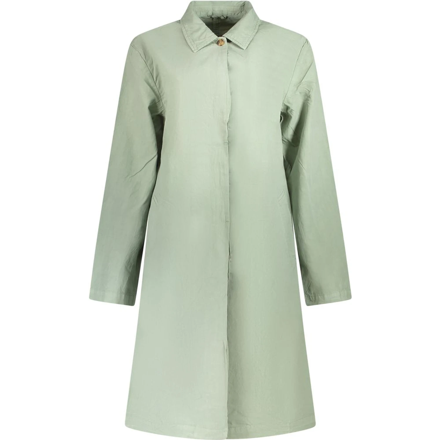 Green Cotton Coat