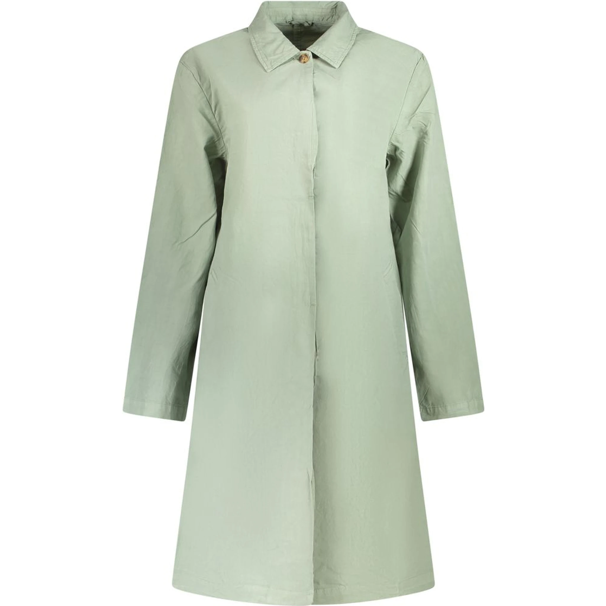 Green Cotton Coat