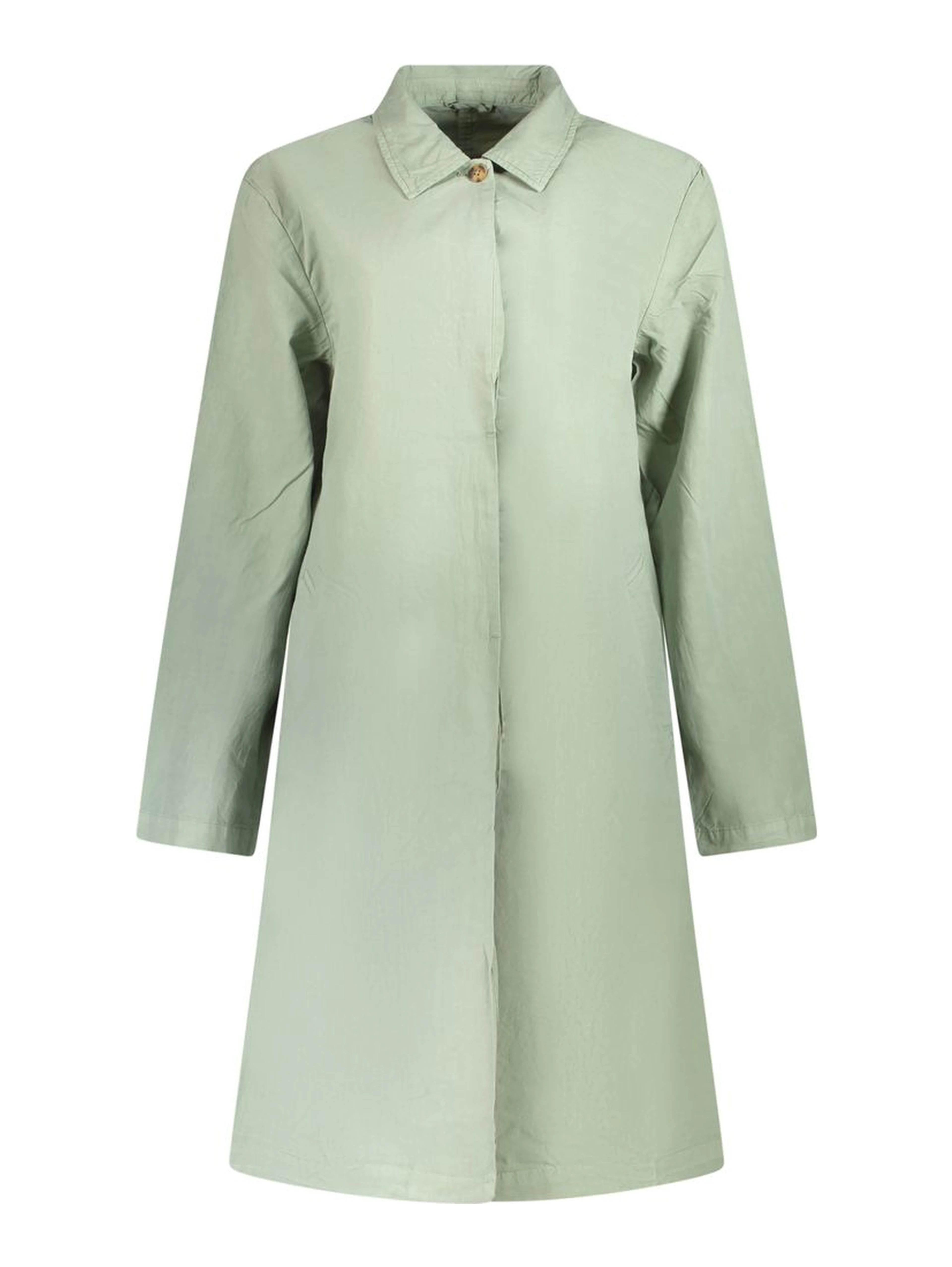Green Cotton Coat