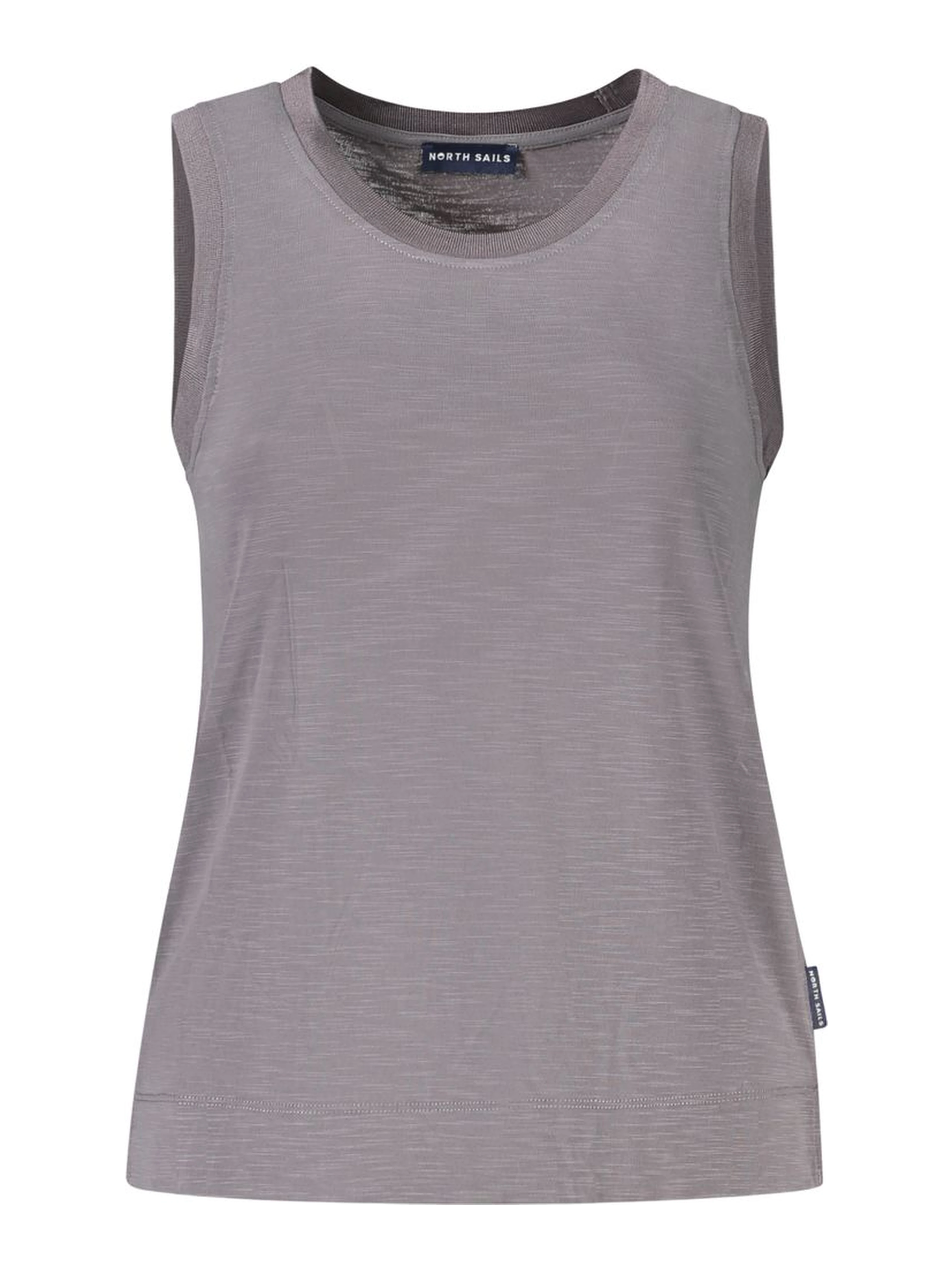 Gray Polyester Tank Tops