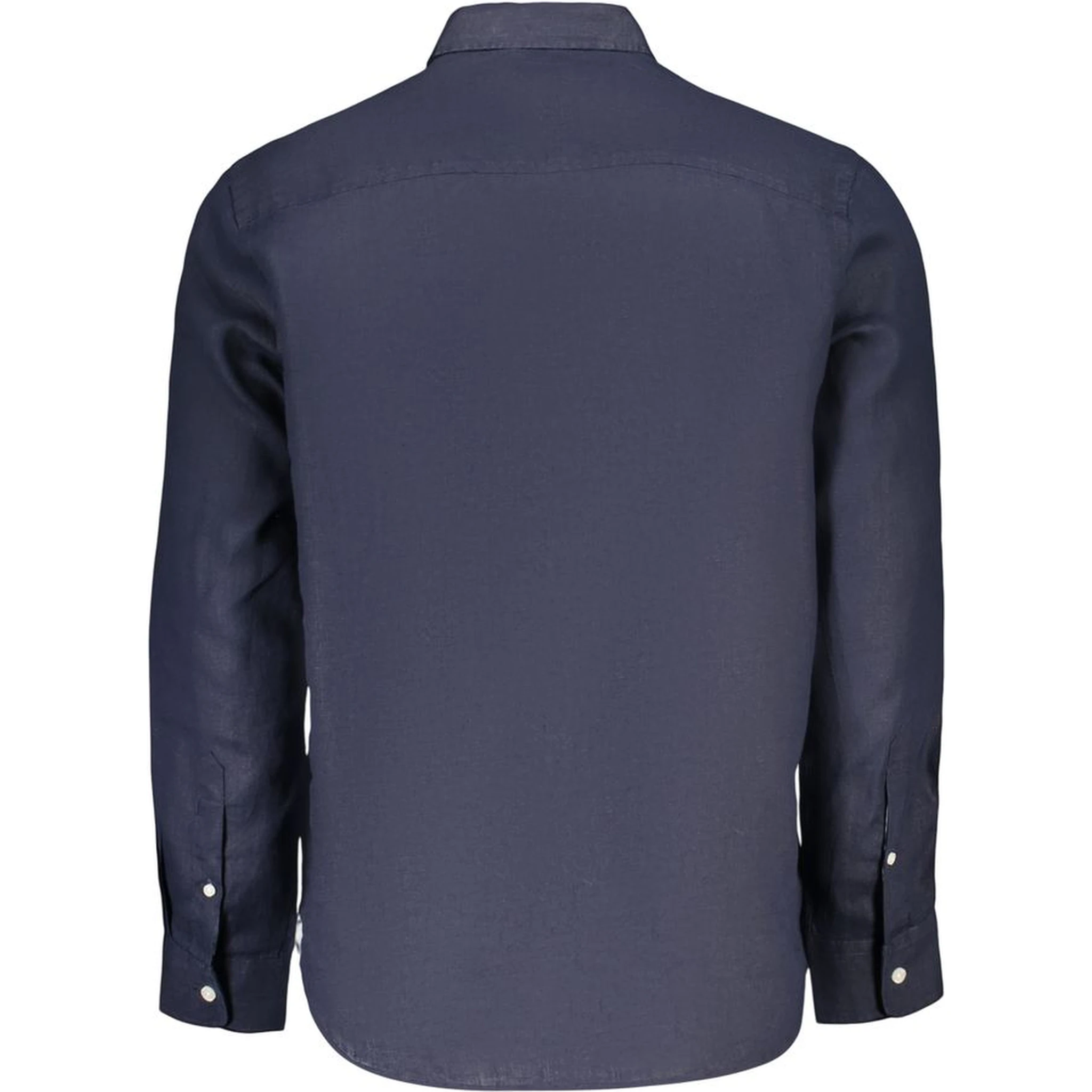 Blue Linen Dress Shirt