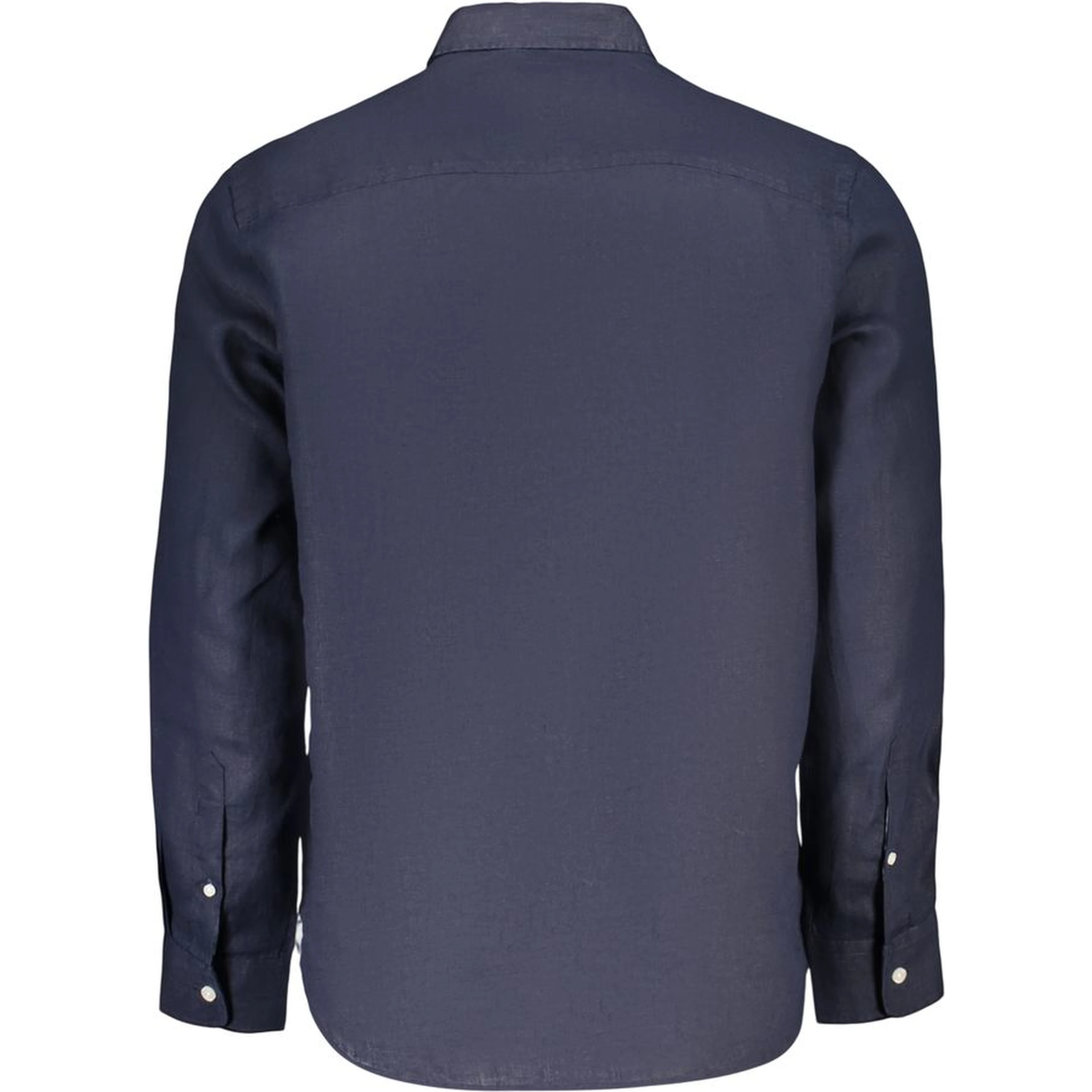 Blue Linen Dress Shirt