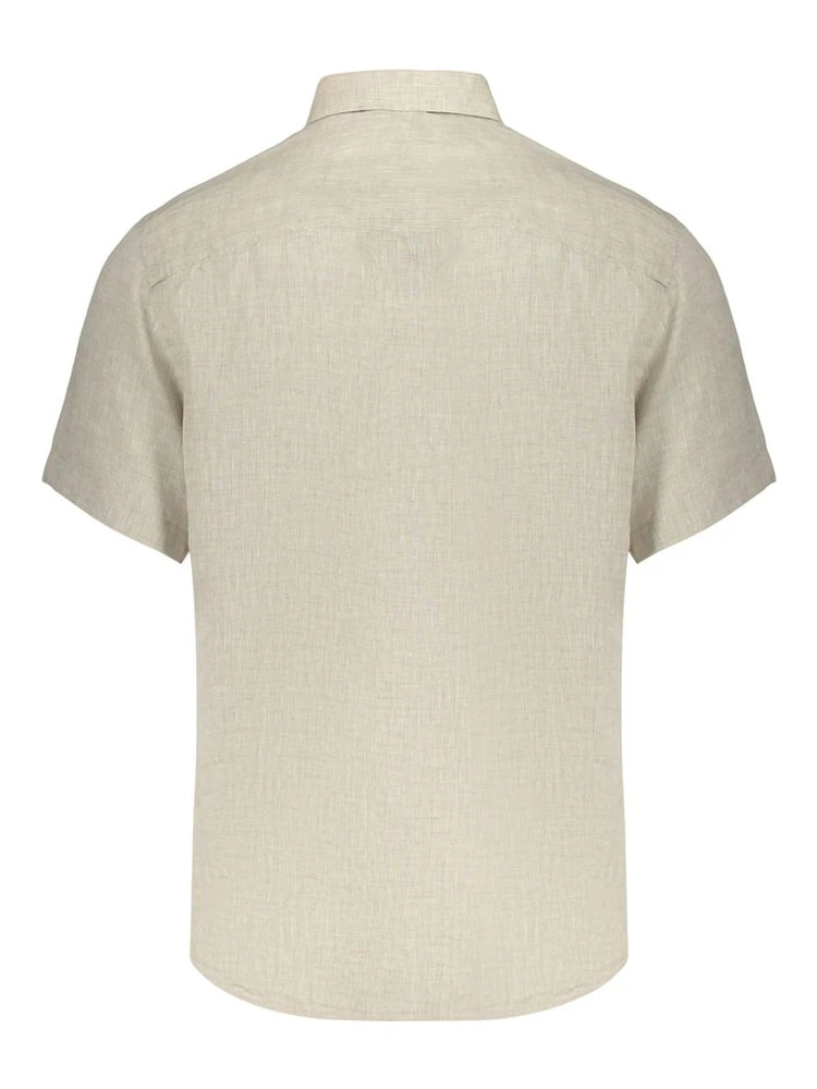 Beige Linen Shortsleeve Shirt alternative