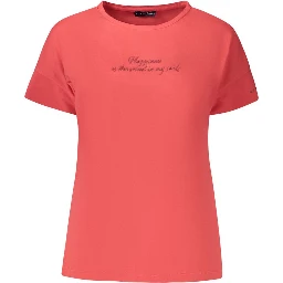 Red Cotton Women's T-Shirt