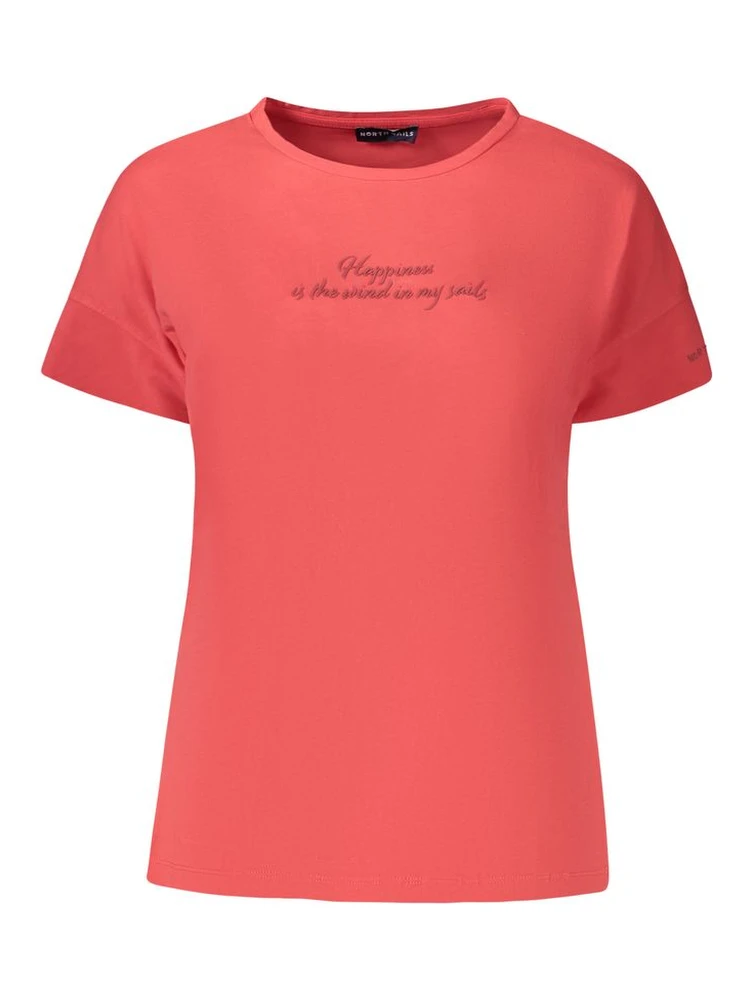 Red Cotton Women's T-Shirt