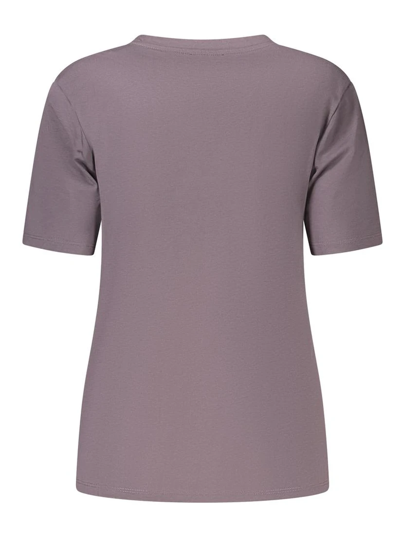 Gray Cotton Women's T-Shirt