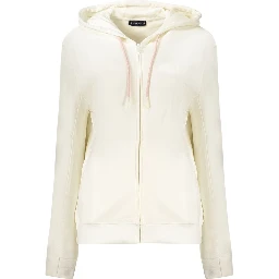 White Cotton Womens Sweatshirt