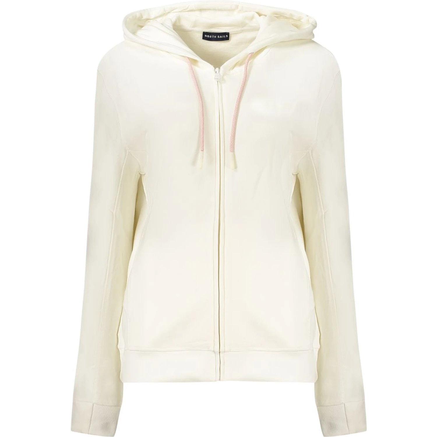 White Cotton Womens Sweatshirt