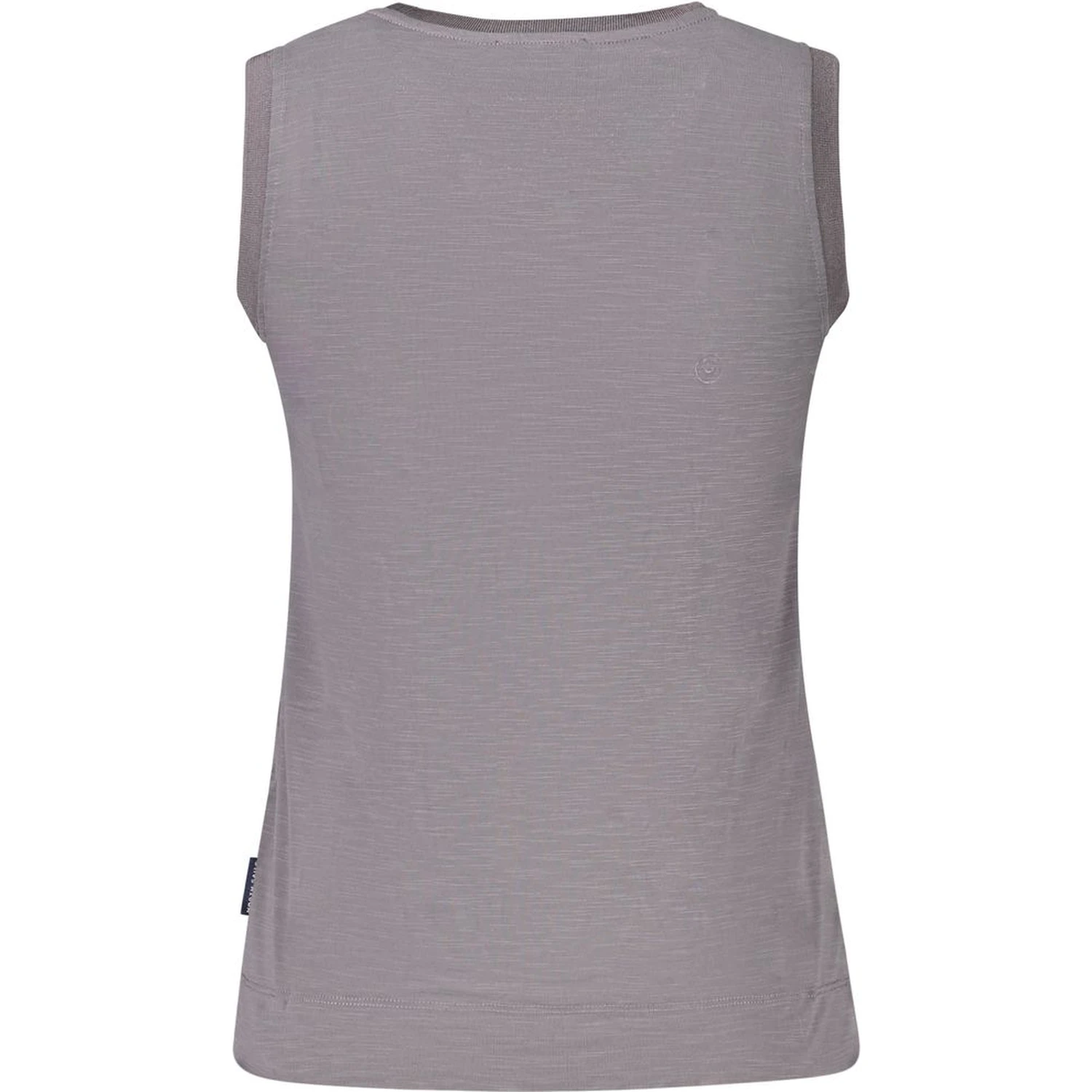 Gray Polyester Tank Tops