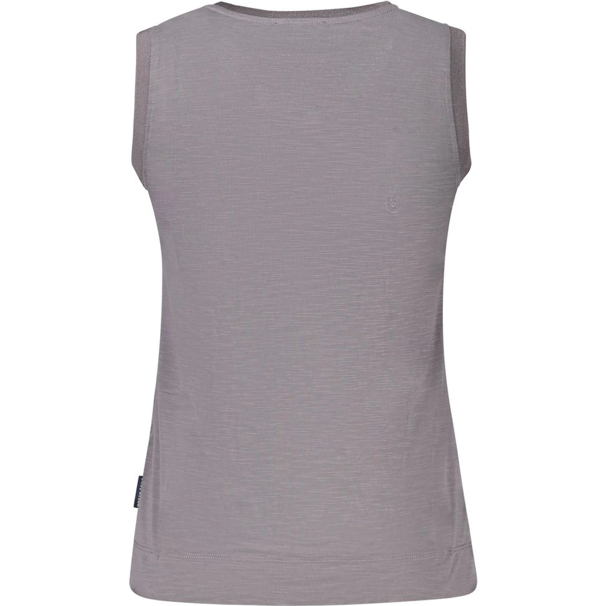 Gray Polyester Tank Tops