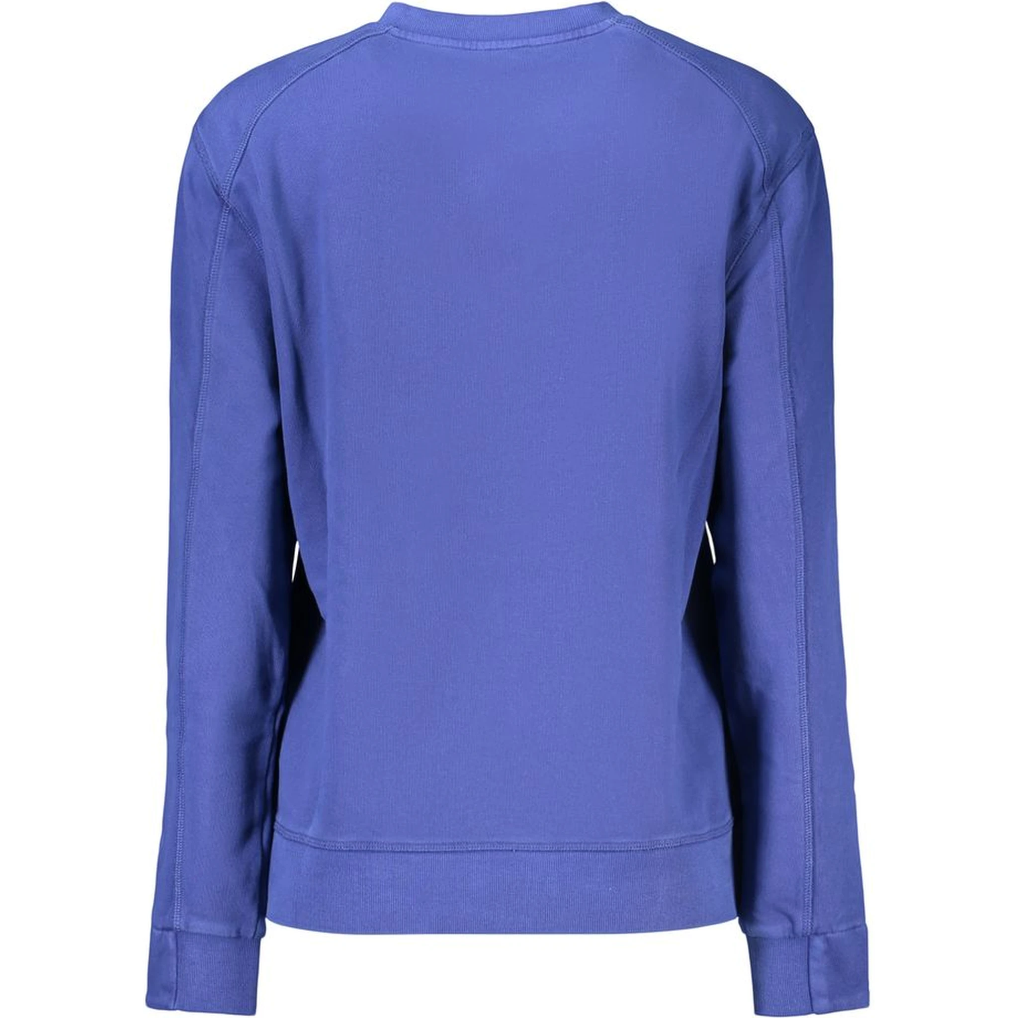 Blue Cotton Women's Sweatshirt