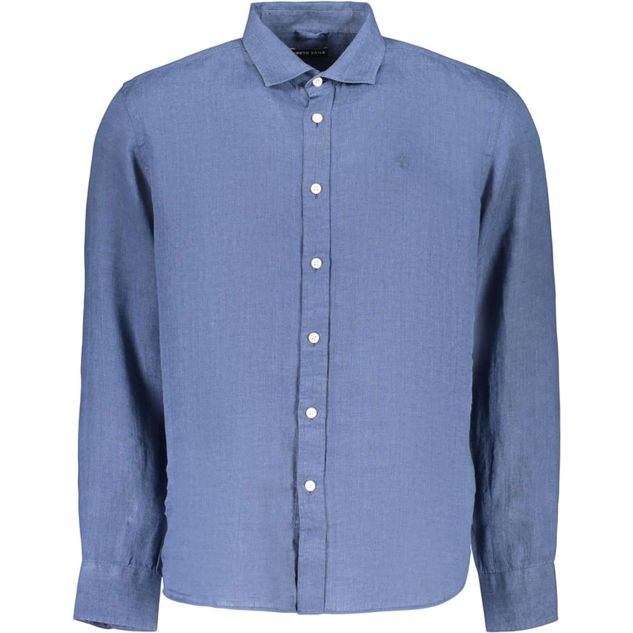 Blue Linen Men's Shirt