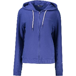 Blue Cotton Women's Hoodie