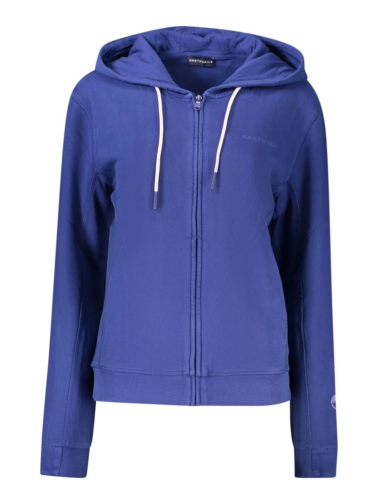 Blue Cotton Women's Hoodie