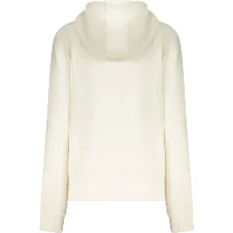 White Cotton Womens Sweatshirt