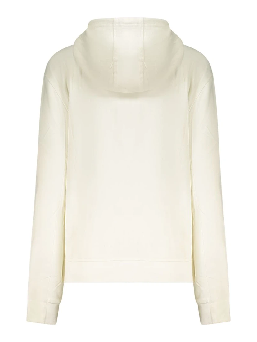 White Cotton Womens Sweatshirt