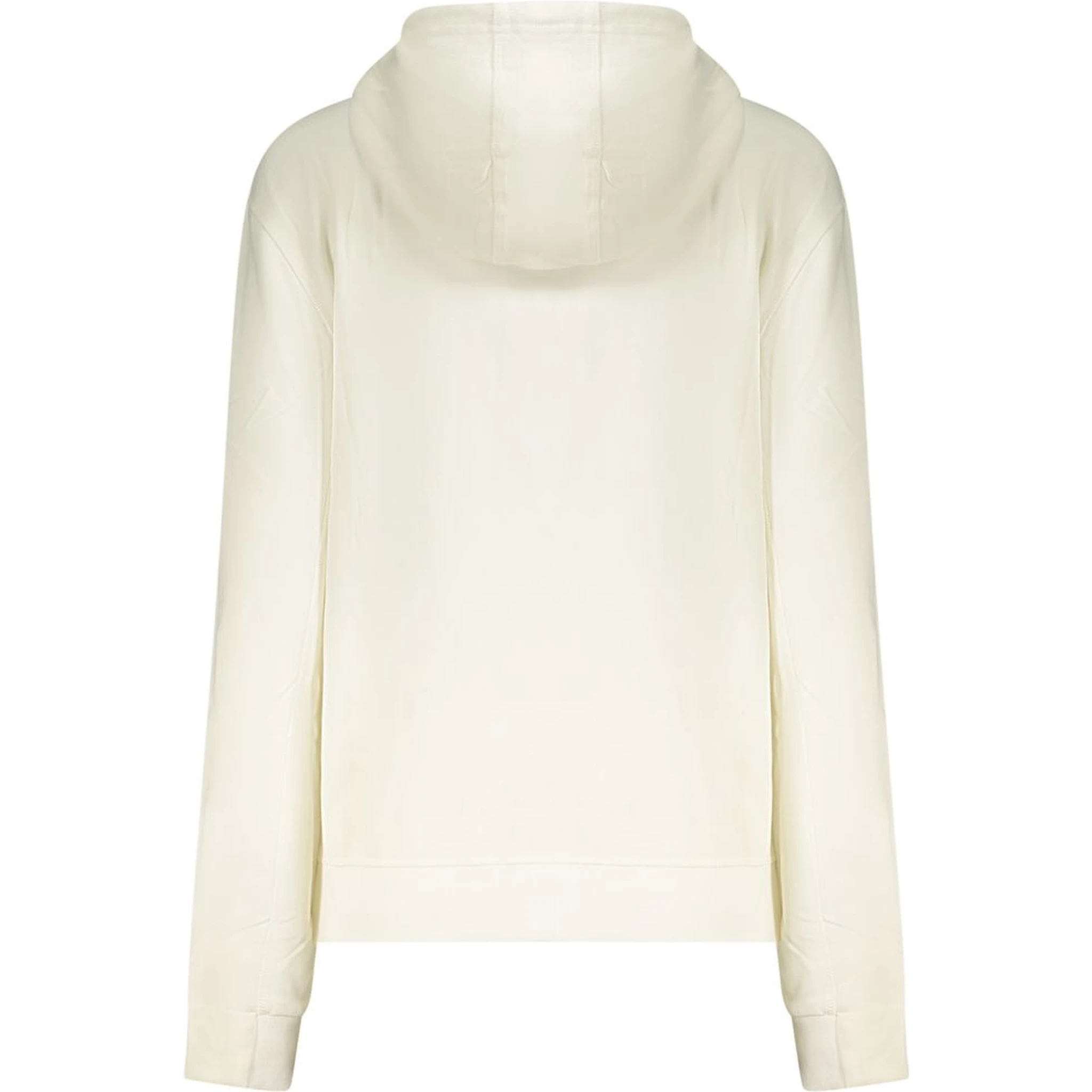 White Cotton Womens Sweatshirt