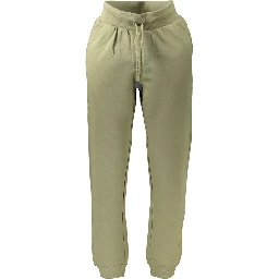 Green Cotton Men's Trouser