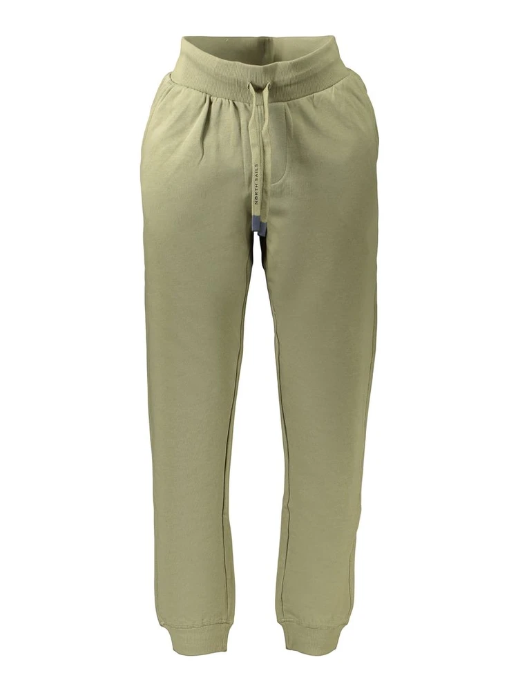 Green Cotton Men's Trouser