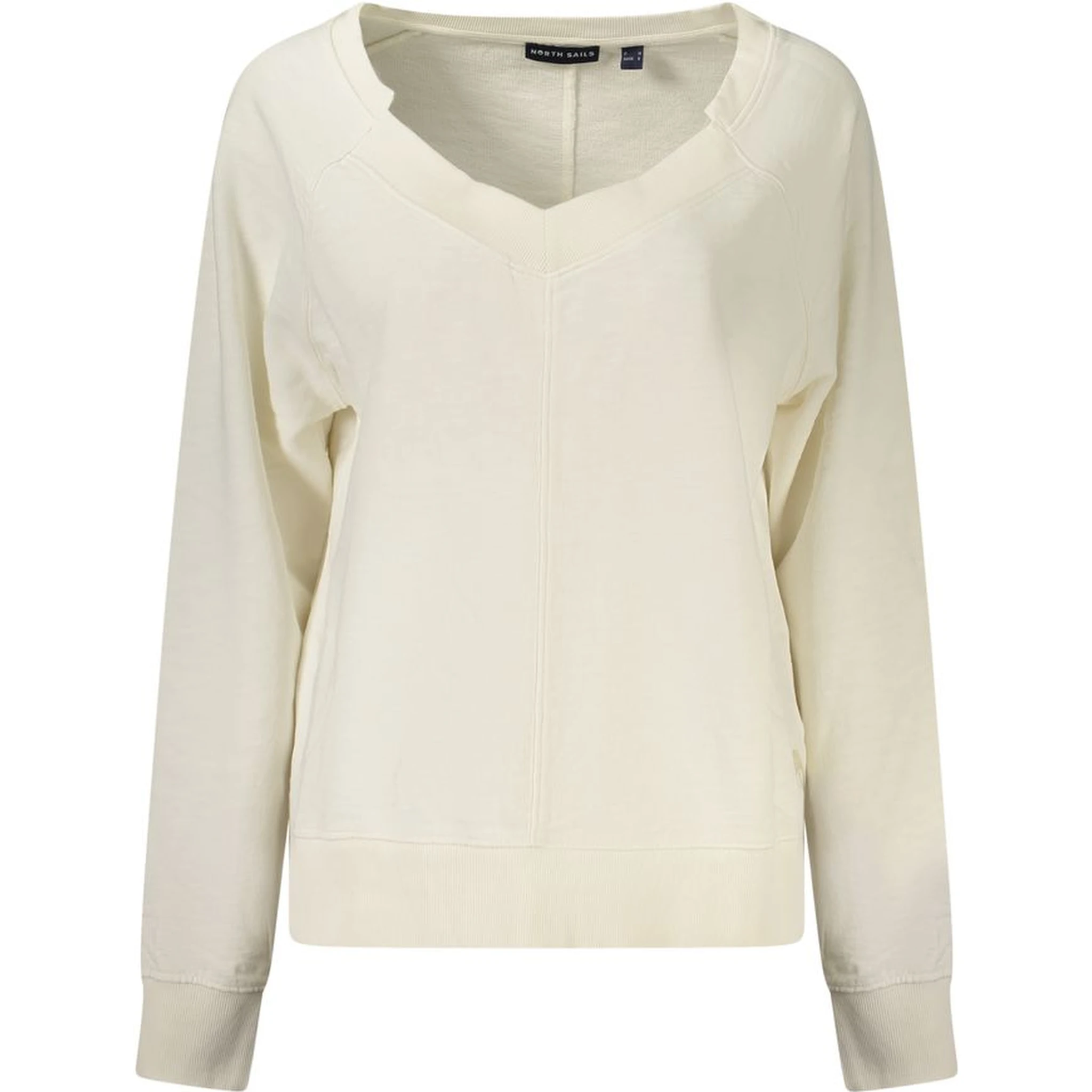 White Cotton Women's Sweatshirt