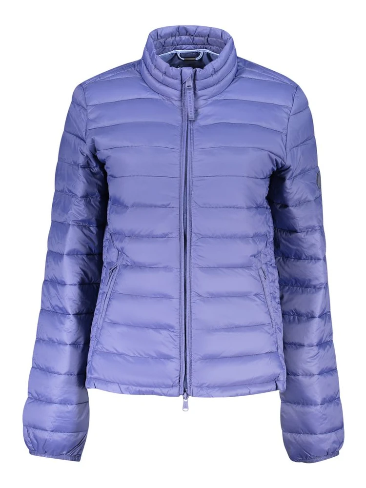 Blue Polyester Women's Jacket