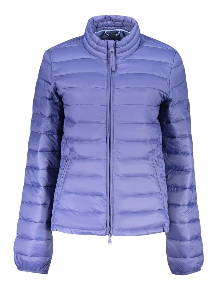 Blue Polyester Women's Jacket