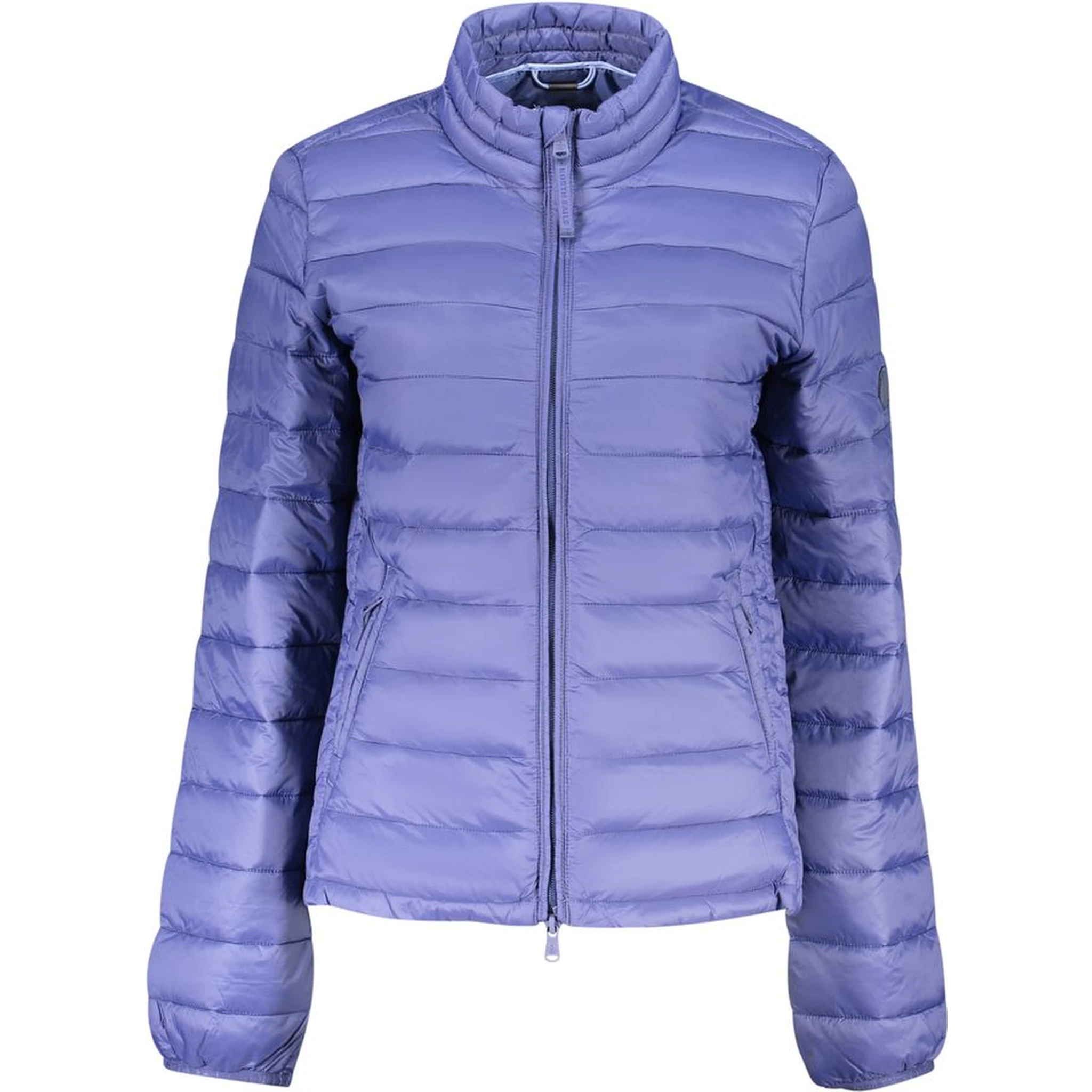 Blue Polyester Women's Jacket