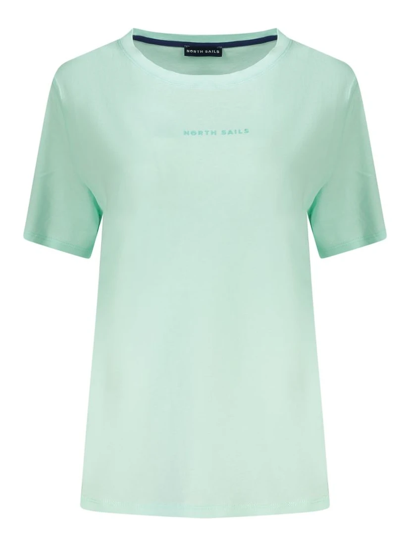 Green Cotton Women's T-Shirt