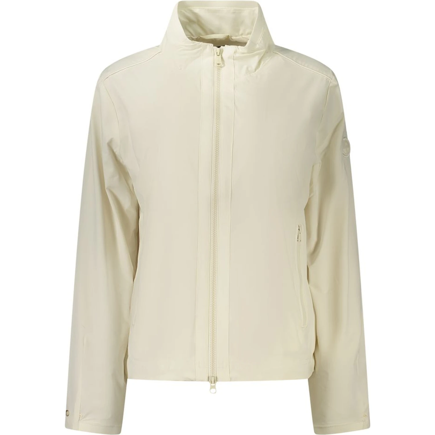 White Nylon Women's Jacket