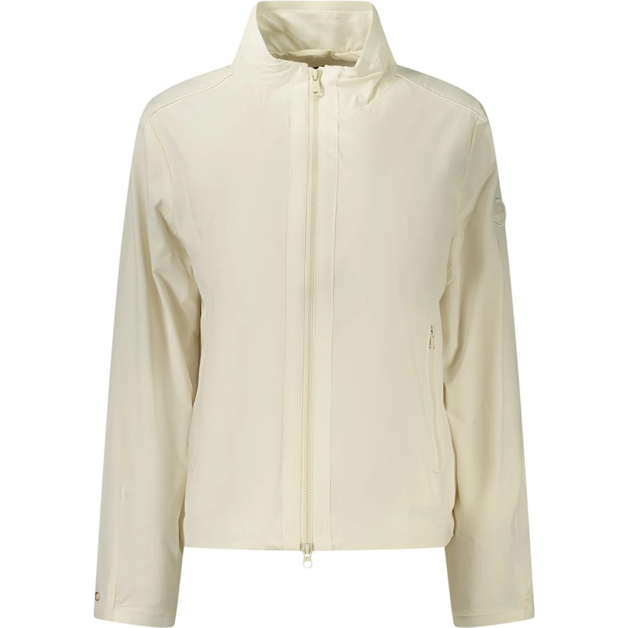 White Nylon Women's Jacket