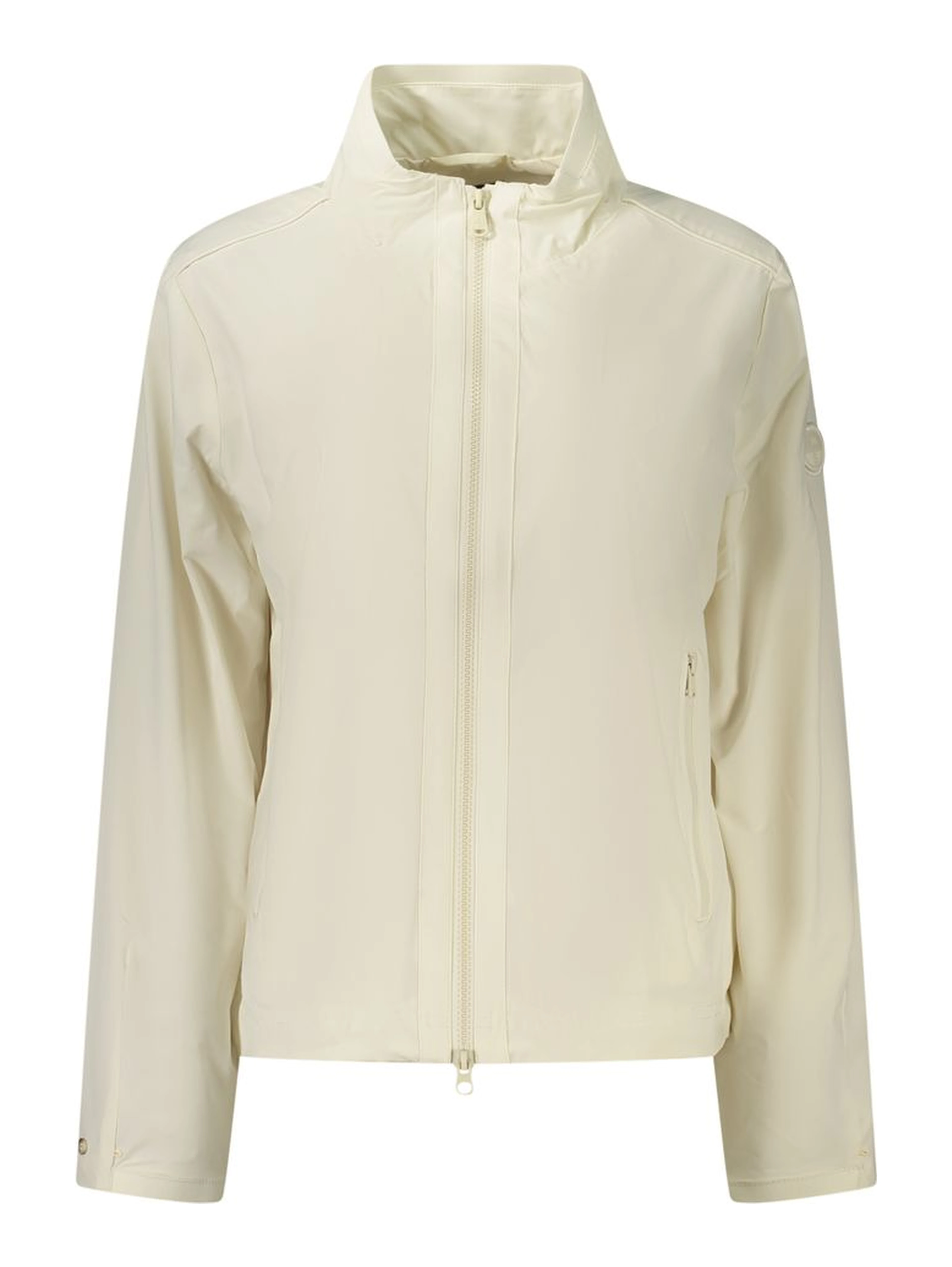 White Nylon Women's Jacket