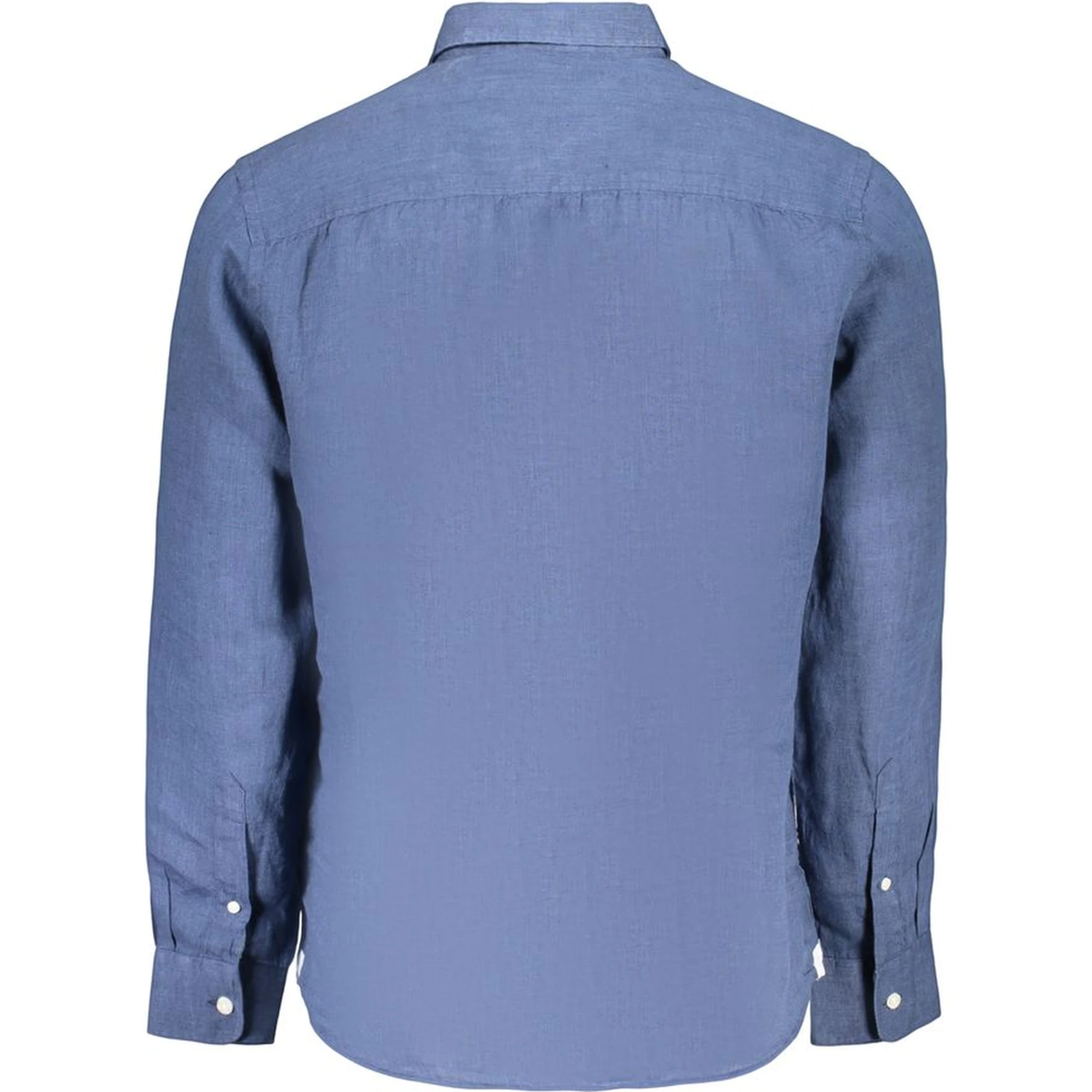 Blue Linen Men's Shirt