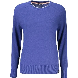 Blue Viscose Women's Sweater