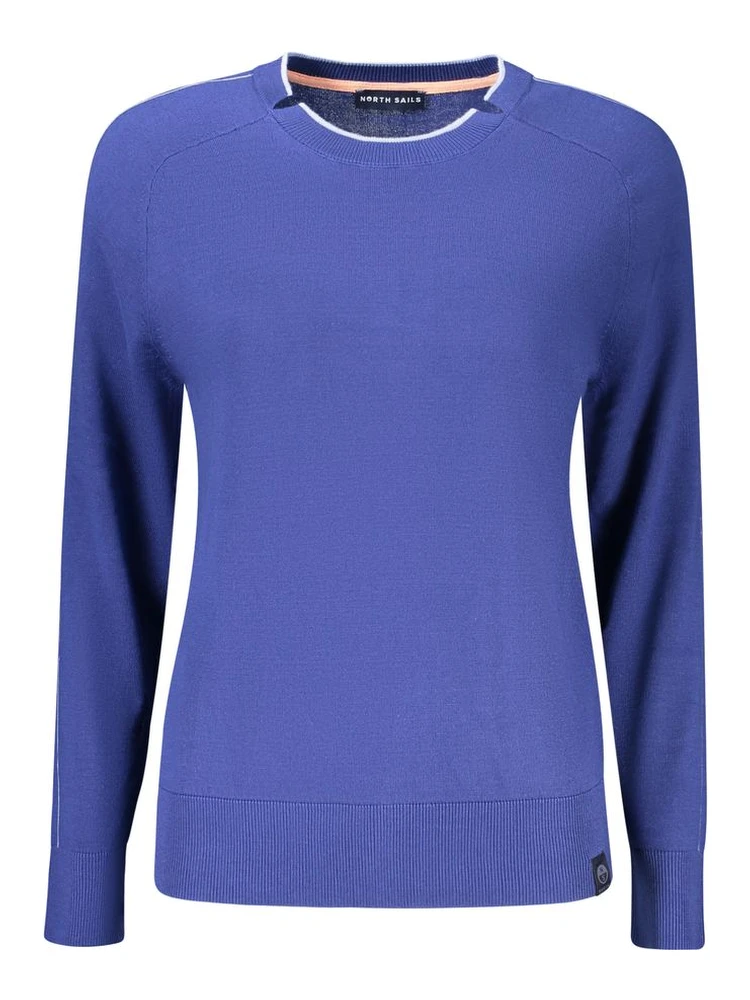 Blue Viscose Women's Sweater