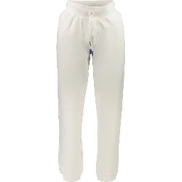 White Cotton Men's Trouser