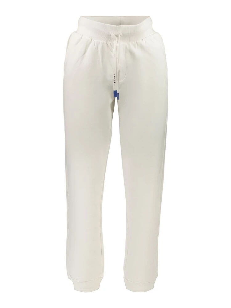 White Cotton Men's Trouser