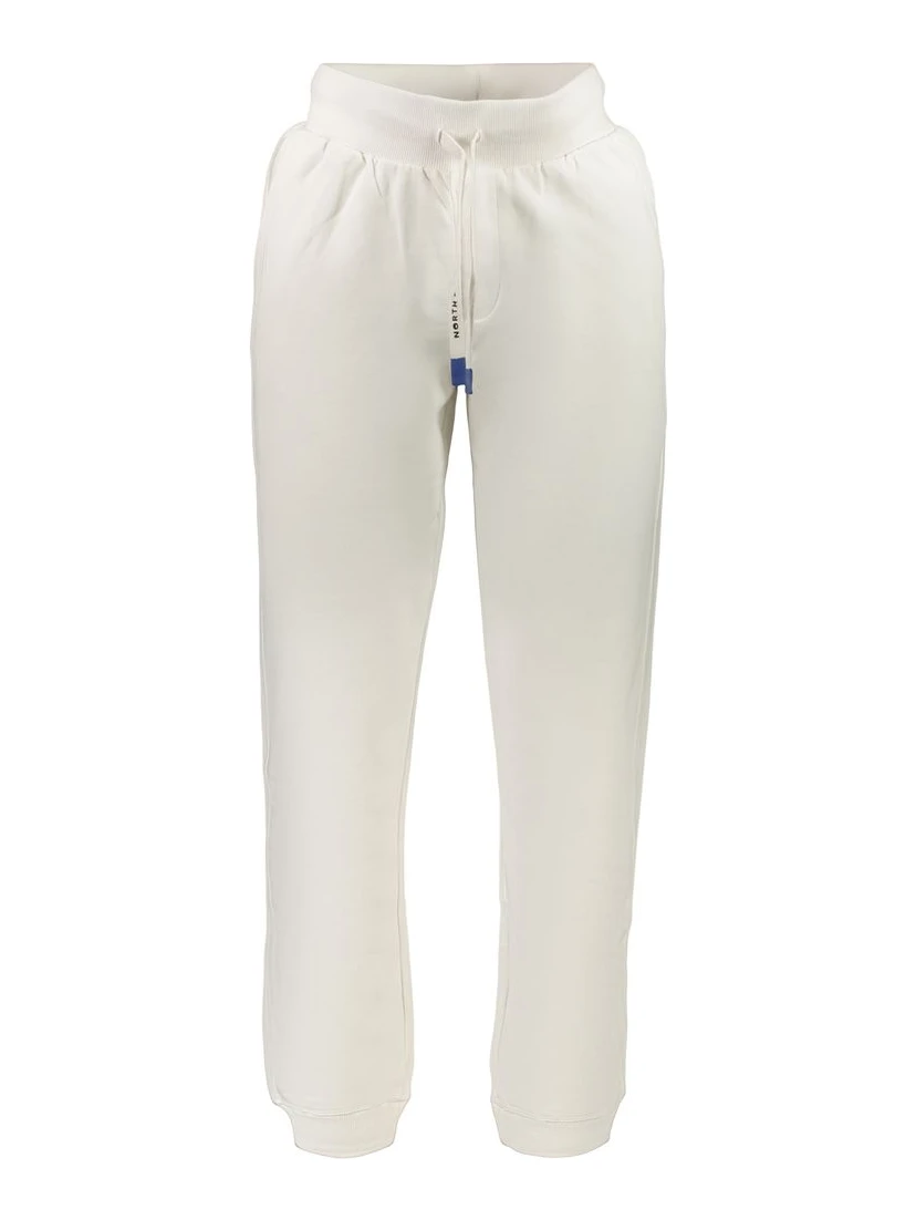 White Cotton Men's Trouser