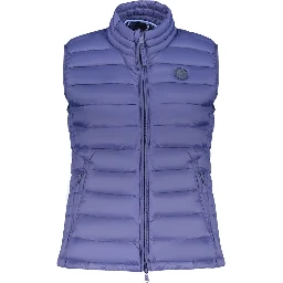 Blue Polyester Women Jacket