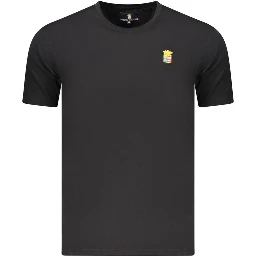 Black Cotton Men's T-Shirt