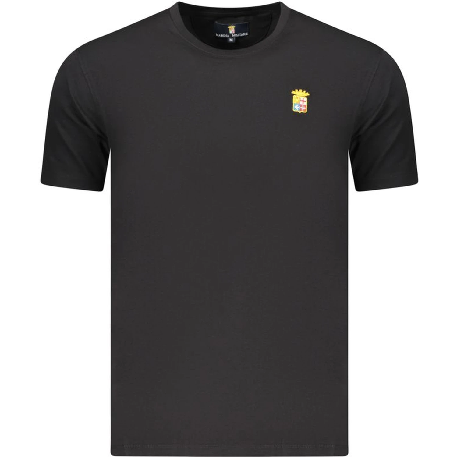 Black Cotton Men's T-Shirt