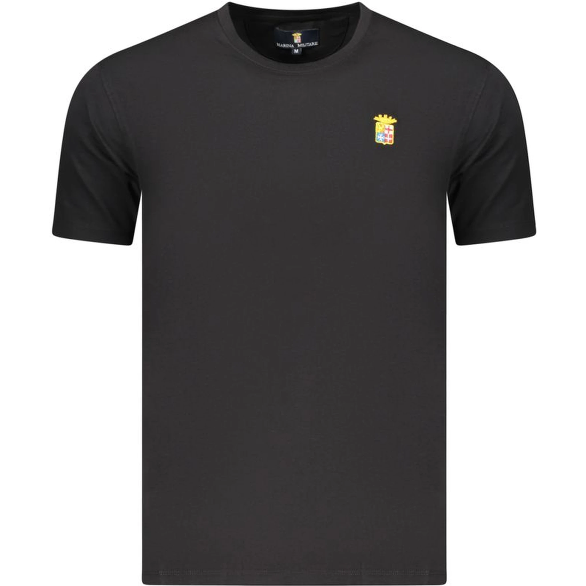 Black Cotton Men's T-Shirt