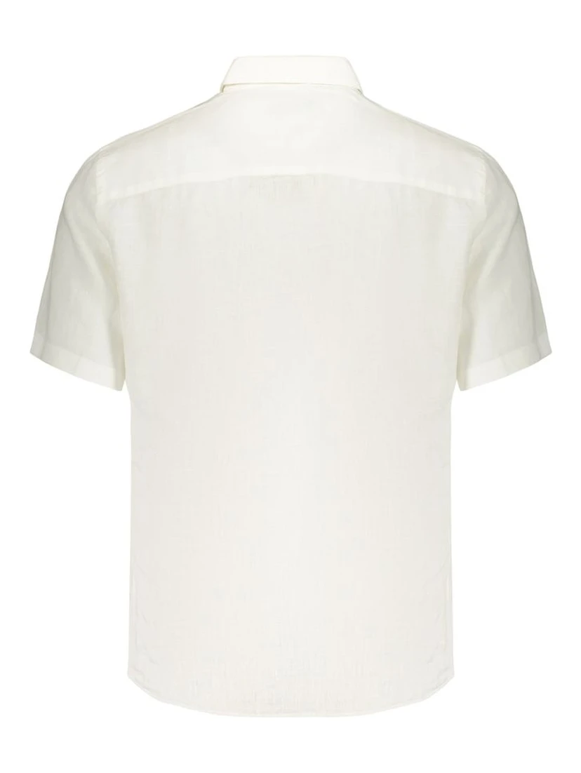 White Linen Men's Shirt