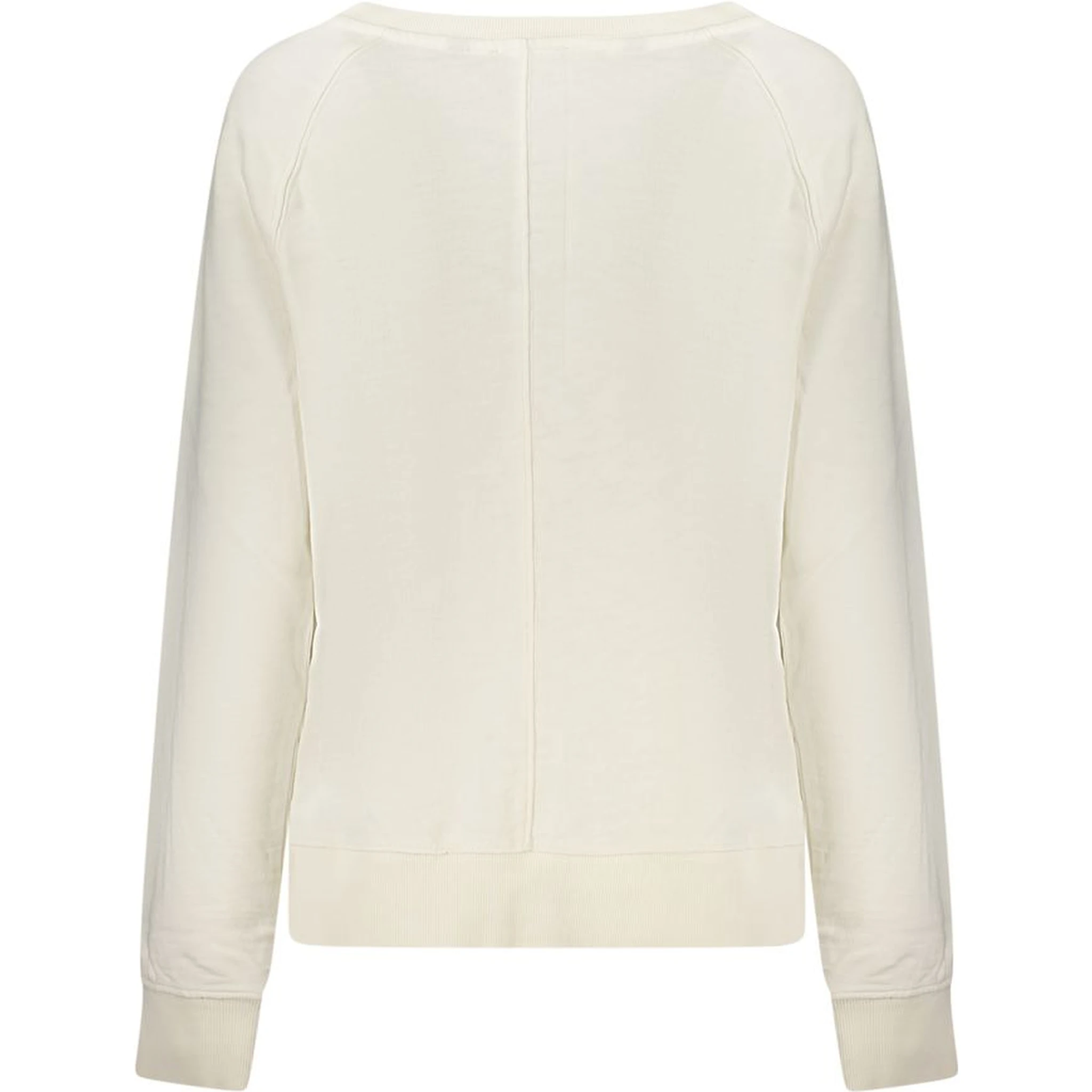 White Cotton Women's Sweatshirt