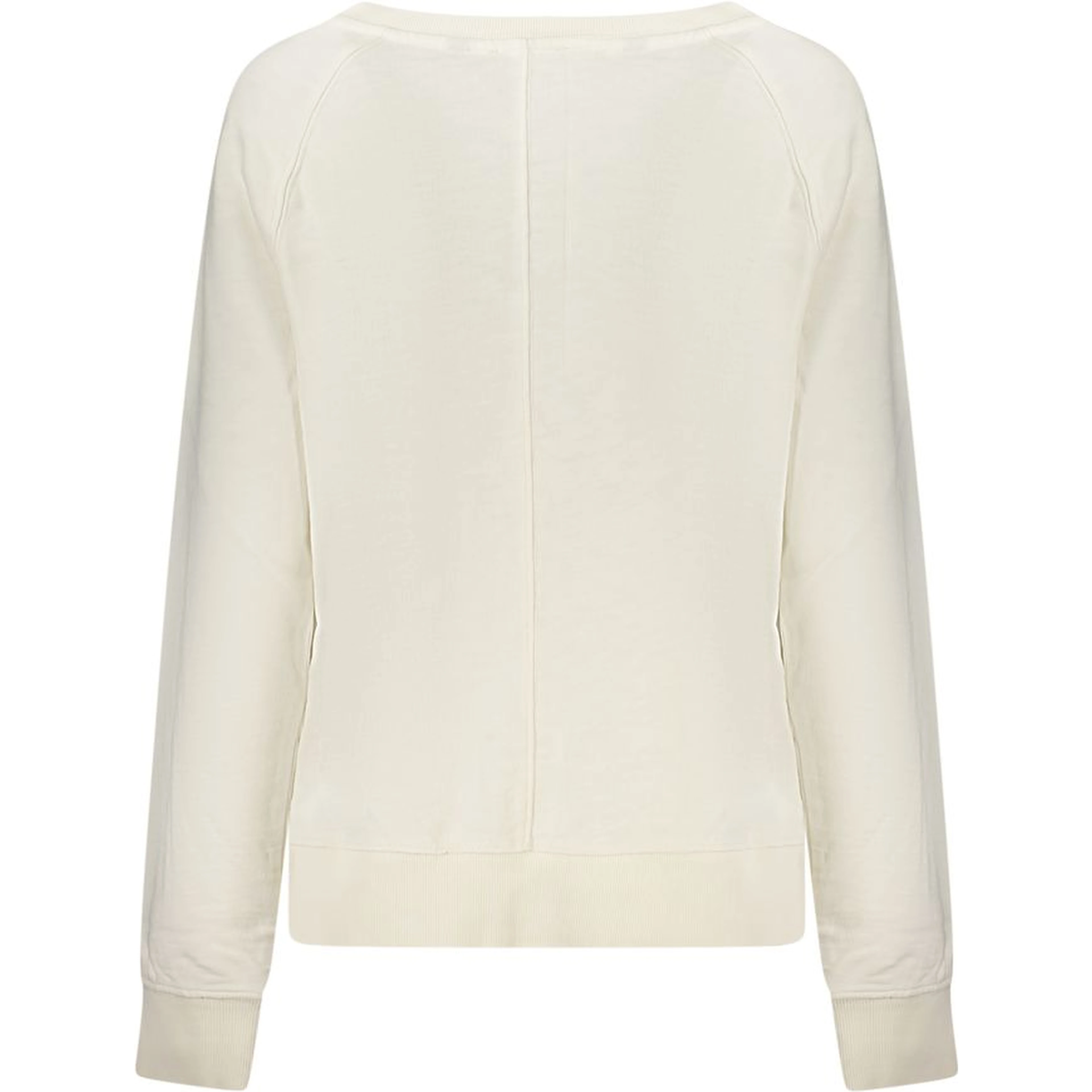 White Cotton Women's Sweatshirt