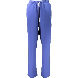 Blue Cotton Women's Pant